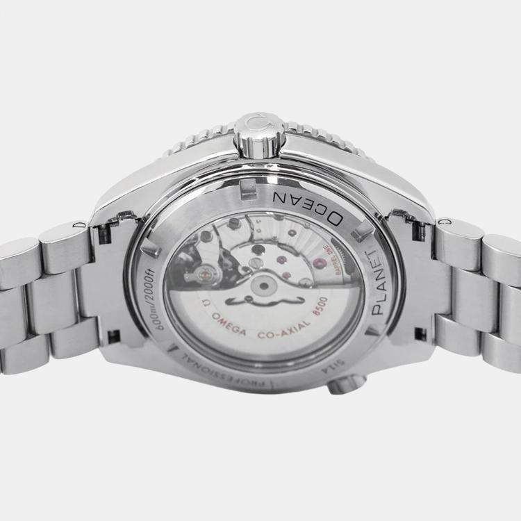 مملوكة مسبقًا Omega Seamaster Planet Ocean 232.30.46.21.01.001 Automatic Black Stainless Steel Men's Wristwatch 45.5 mm