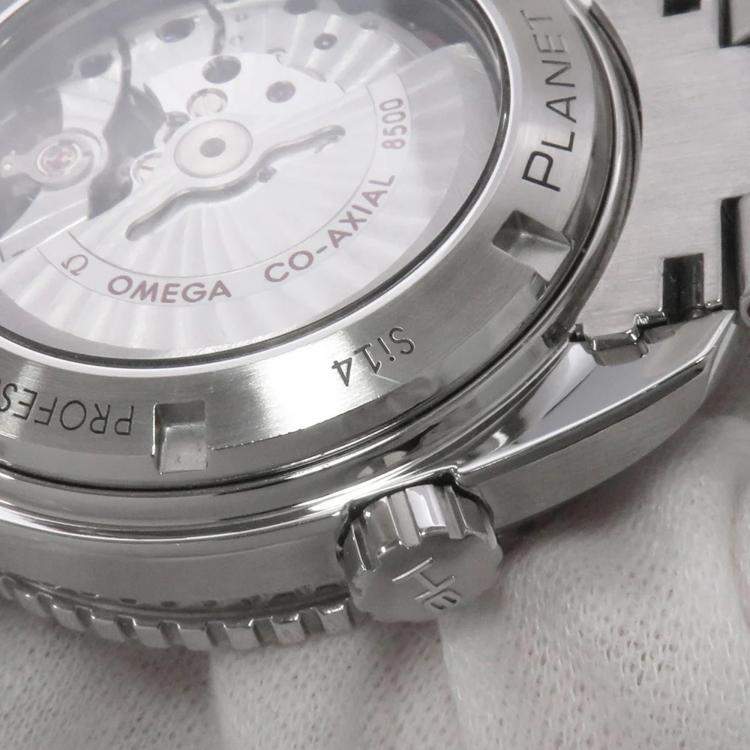 مملوكة مسبقًا Omega Seamaster Planet Ocean 232.30.46.21.01.001 Automatic Black Stainless Steel Men's Wristwatch 45.5 mm