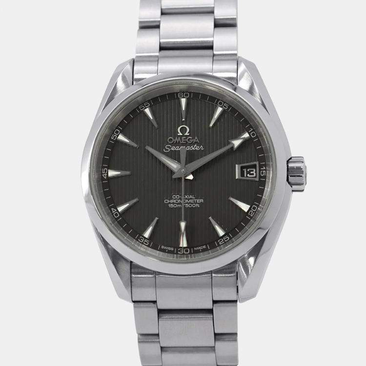 Pre Owned Omega Seamaster Aqua Terra 231.10.39.21.01.001 Automatic Grey Stainless Steel Men's Wristwatch 38.5 mm