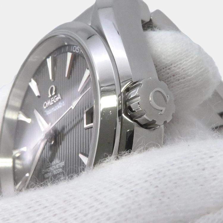 Pre Owned Omega Seamaster Aqua Terra 231.10.39.21.01.001 Automatic Grey Stainless Steel Men's Wristwatch 38.5 mm
