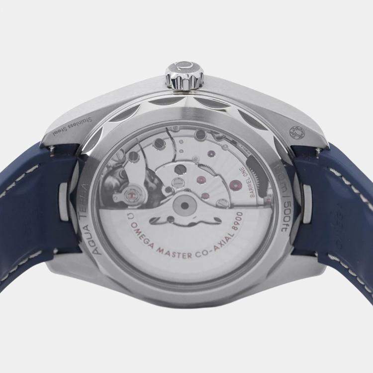 Pre Owned Omega Seamaster Aqua Terra 220.12.41.21.03.001 Automatic Blue Stainless Steel Men's Wristwatch 41 mm