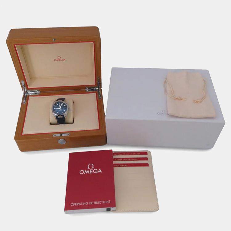 Pre Owned Omega Seamaster Aqua Terra 220.12.41.21.03.001 Automatic Blue Stainless Steel Men's Wristwatch 41 mm