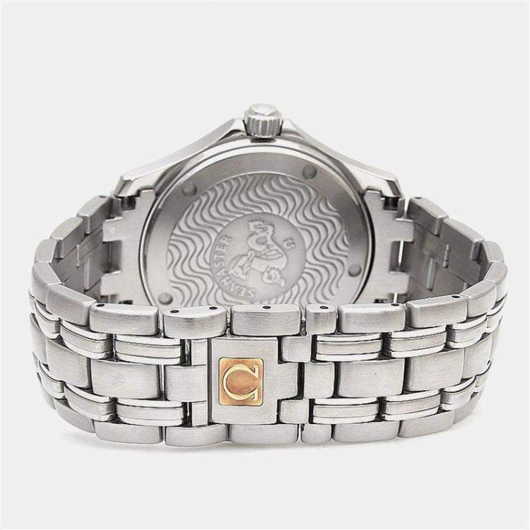 Pre Owned Omega Seamaster Quartz Stainless Steel Men's Wristwatch 36 mm