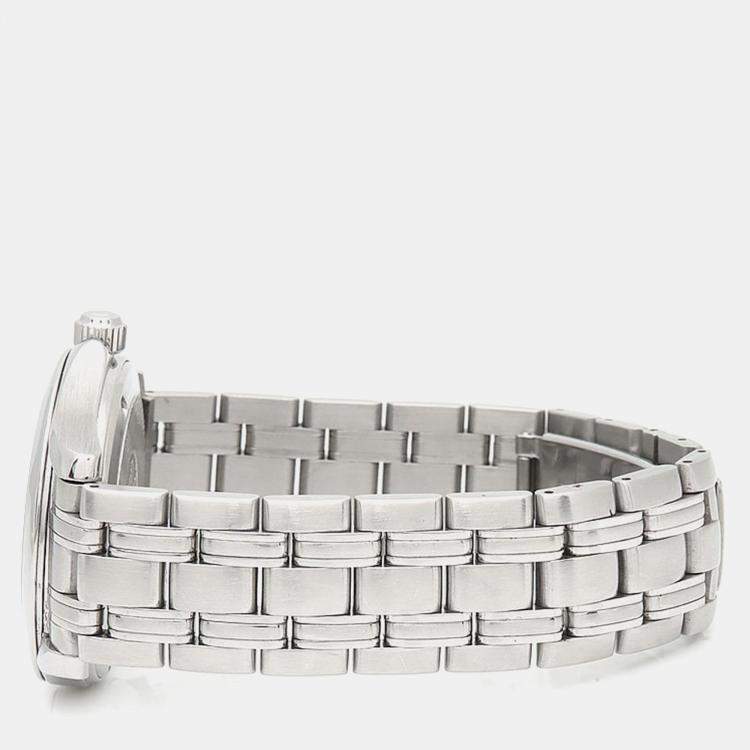 Pre Owned Omega Seamaster Quartz Stainless Steel Men's Wristwatch 37 mm