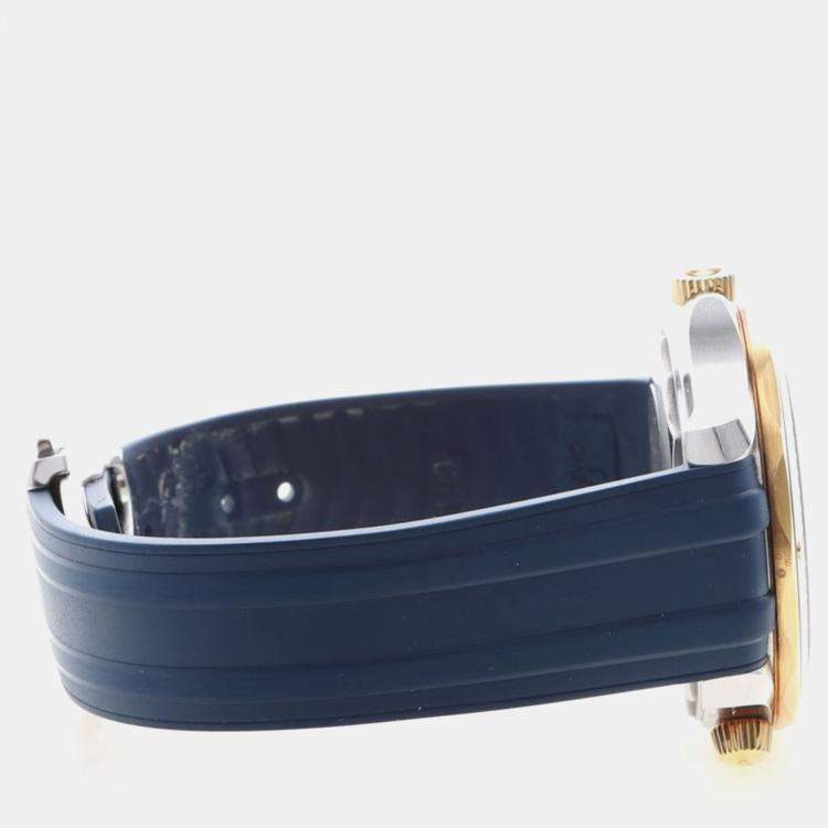 Pre Owned Omega Seamaster Diver 300 210.22.42 Automatic Yellow Gold Stainless Steel Men's Wristwatch 42 mm