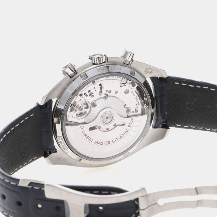 Pre Owned Omega Speedmaster Moonphase 304.33.44 Automatic Stainless Steel Men's Wristwatch 44 mm
