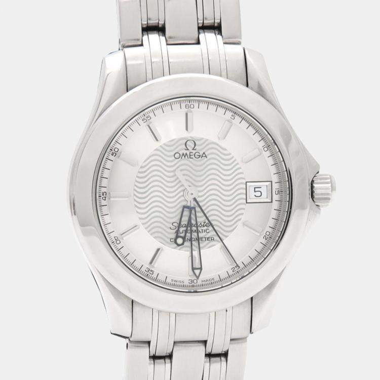 Pre Owned Omega Seamaster Automatic Stainless Stainless Steel Mens Wristwatch 36 mm