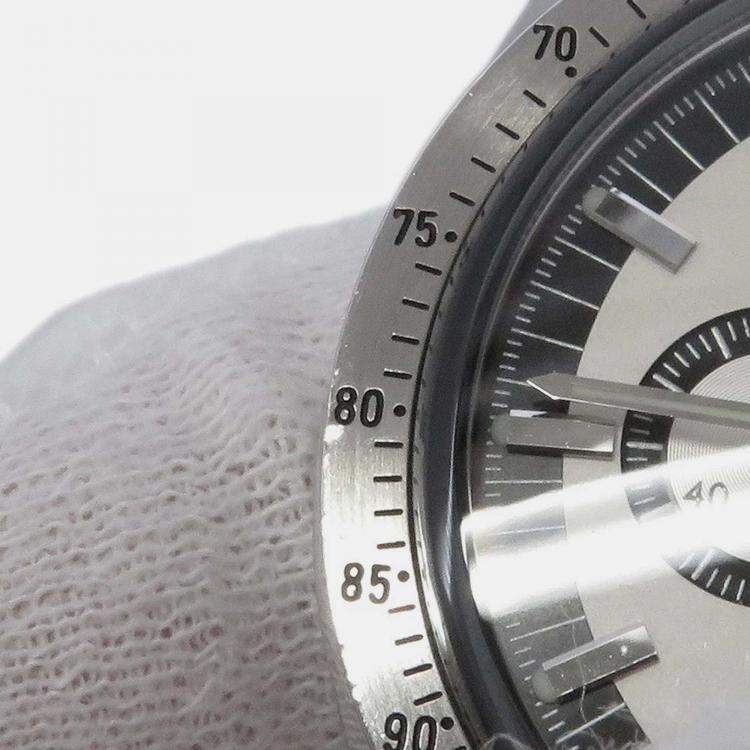 Pre Owned Omega Speedmaster 3506.31.00 Automatic White Stainless Steel Men's Wristwatch 42 mm