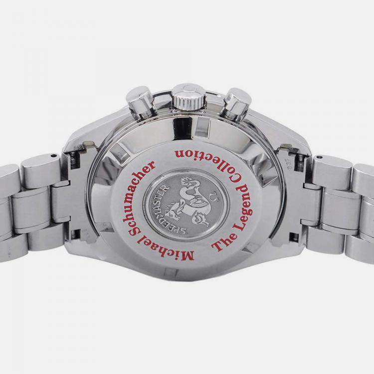 Pre Owned Omega Speedmaster 3506.31.00 Automatic White Stainless Steel Men's Wristwatch 42 mm