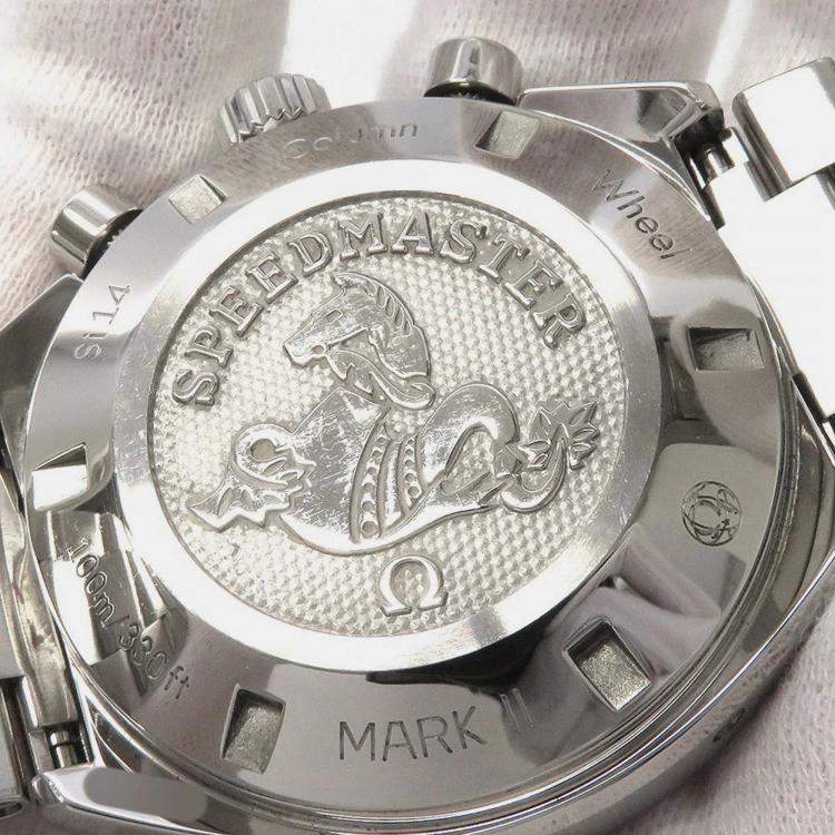 Pre Owned Omega Speedmaster 327.10.43.50.01.001 Automatic Black Stainless Steel Men's Wristwatch 42 mm