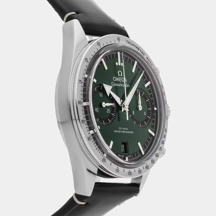 مملوكة مسبقًا ساعة يد رجالية أوميغا سبيدماستر '57 332.12.41.51.10.001 مستعملة 40.5 مم