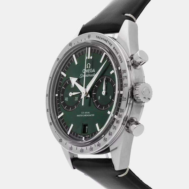 مملوكة مسبقًا ساعة يد رجالية أوميغا سبيدماستر '57 332.12.41.51.10.001 مستعملة 40.5 مم
