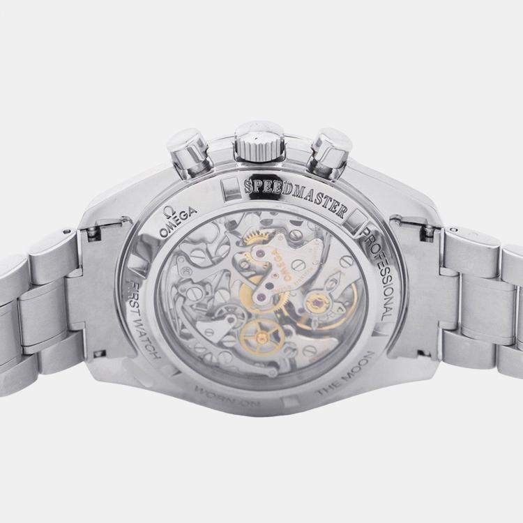 Pre Owned Omega Speedmaster Professional  Stainless Steel Black Dial3572.50.00 42 mm