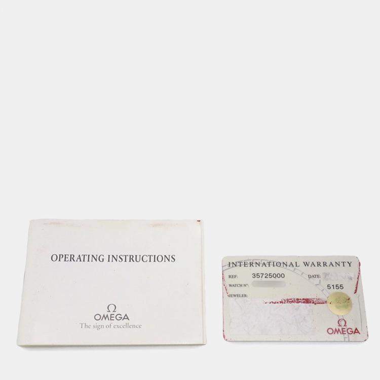 Pre Owned Omega Speedmaster Professional  Stainless Steel Black Dial3572.50.00 42 mm