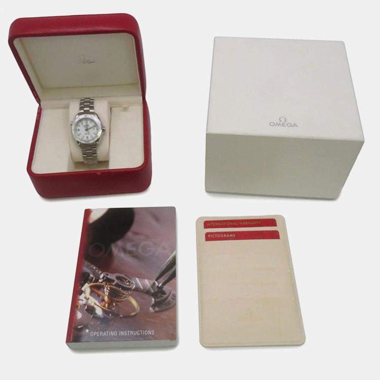 Pre Owned Omega Seamaster Planet Ocean 232.30.38.20.04.001 Automatic White Stainless Steel Men’s Wristwatch 37.5 mm