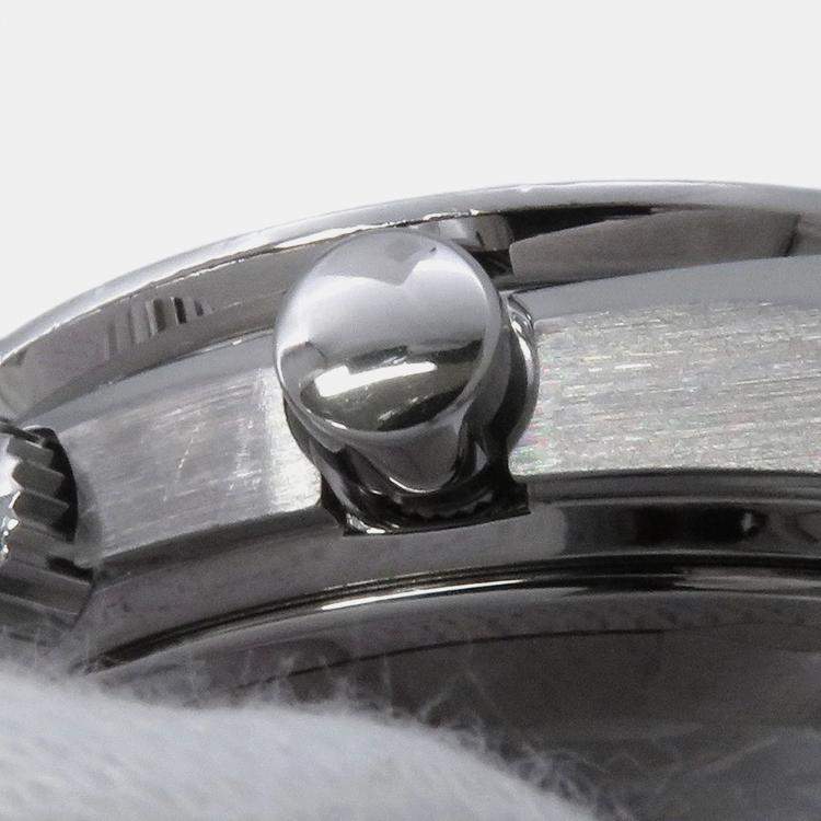 Pre Owned ساعة يد رجالية أوميغا سبيدماستر 3539.31 أوتوماتيك ستانلس ستيل أبيض 39 مم