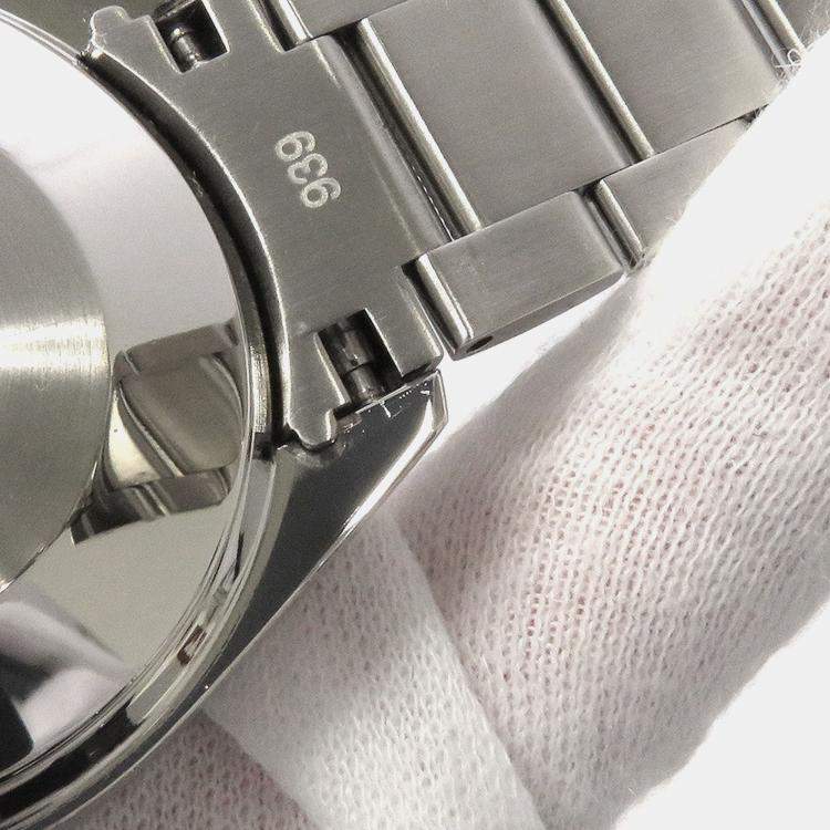 Pre Owned ساعة يد رجالية أوميغا سبيدماستر 3539.31 أوتوماتيك ستانلس ستيل أبيض 39 مم