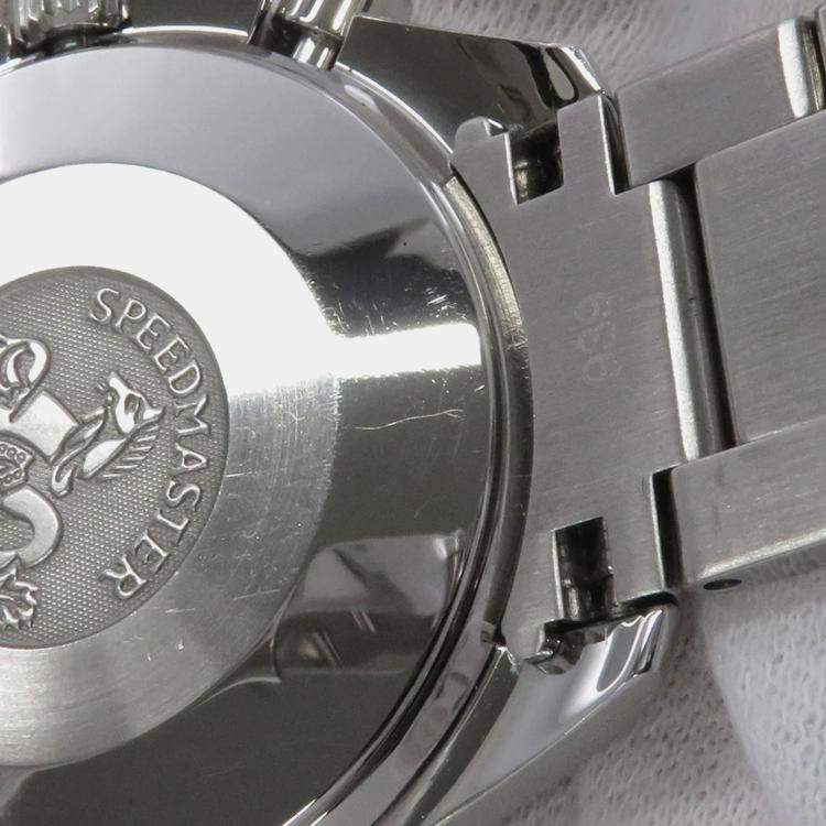 Pre Owned ساعة يد رجالية أوميغا سبيدماستر 3539.31 أوتوماتيك ستانلس ستيل أبيض 39 مم