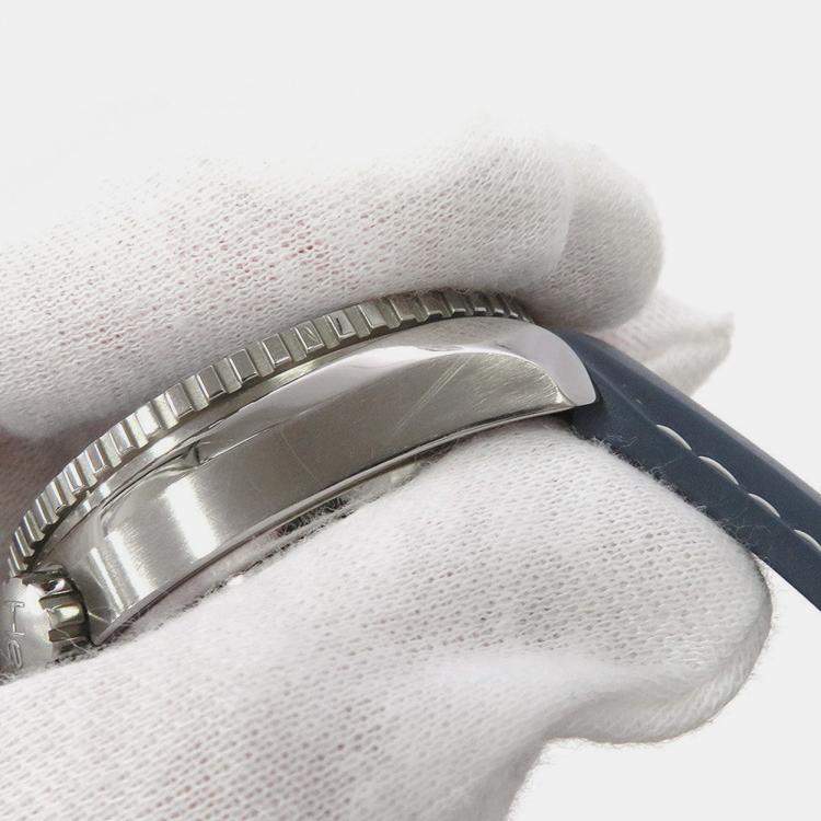 Pre Owned Omega Seamaster Planet Ocean 232.92.44.22.03.001 Automatic Blue Titanium Men's Wristwatch 43.5 mm