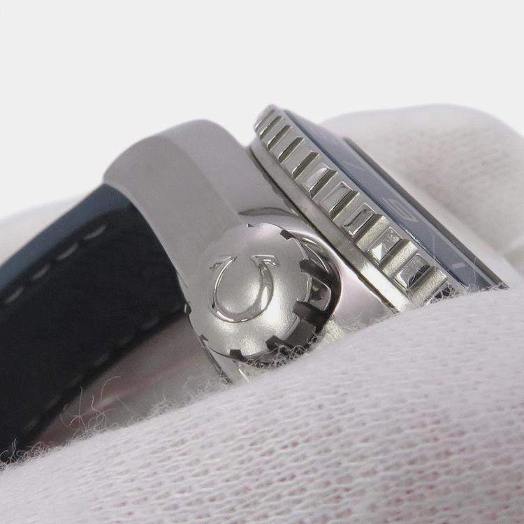 Pre Owned Omega Seamaster Planet Ocean 232.92.44.22.03.001 Automatic Blue Titanium Men's Wristwatch 43.5 mm