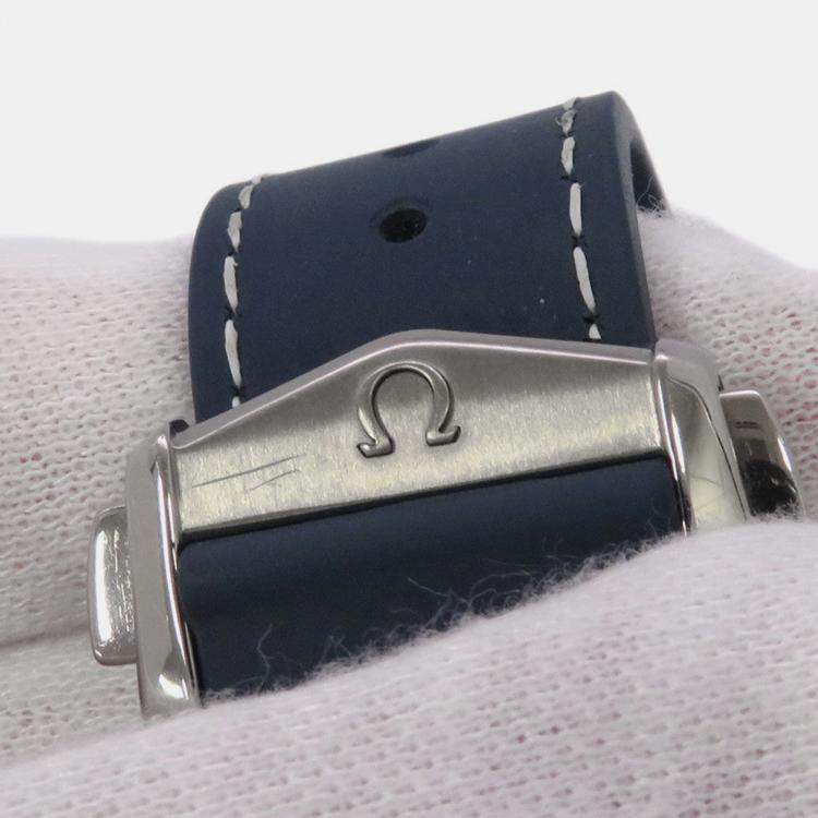 Pre Owned Omega Seamaster Planet Ocean 232.92.44.22.03.001 Automatic Blue Titanium Men's Wristwatch 43.5 mm