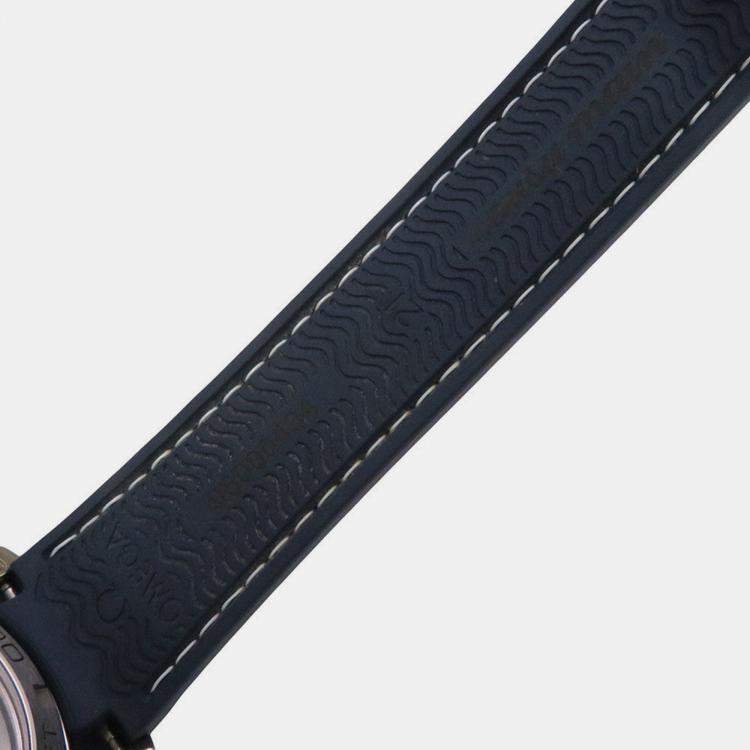 Pre Owned Omega Seamaster Planet Ocean 232.92.44.22.03.001 Automatic Blue Titanium Men's Wristwatch 43.5 mm