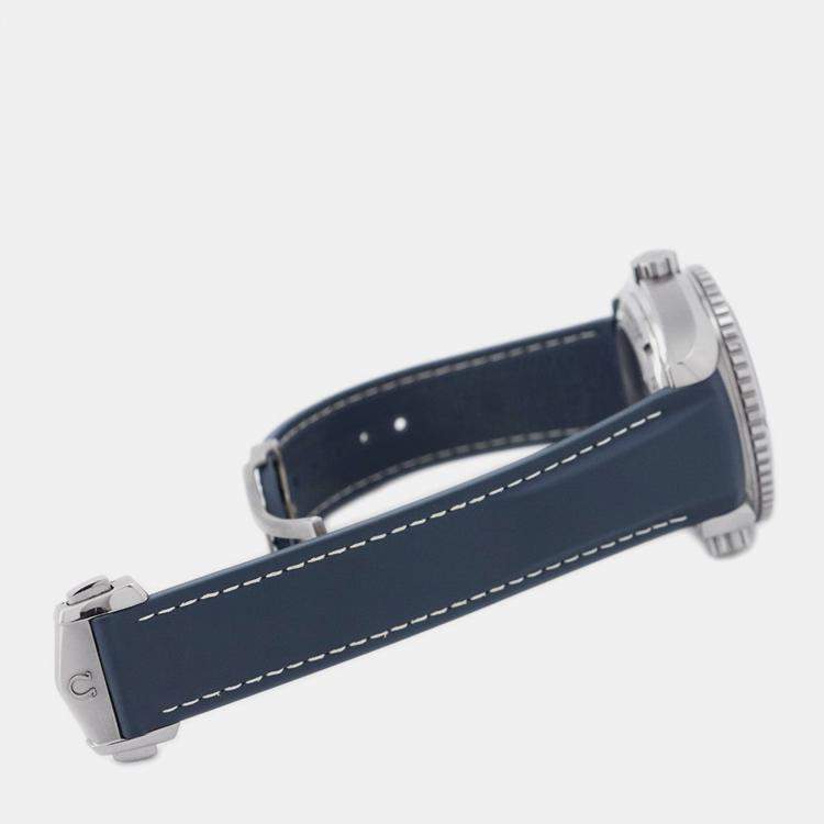Pre Owned Omega Seamaster Planet Ocean 232.92.44.22.03.001 Automatic Blue Titanium Men's Wristwatch 43.5 mm
