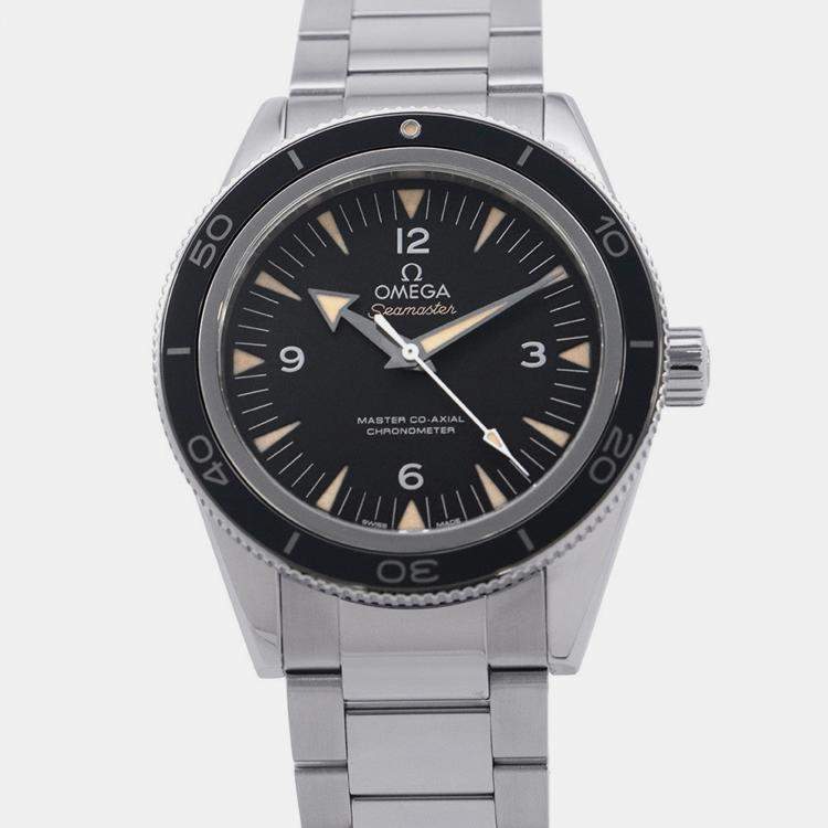 Pre Owned Omega Seamaster 233.30.41.21.01.001 Automatic Black Stainless Steel Men's Wristwatch 41 mm
