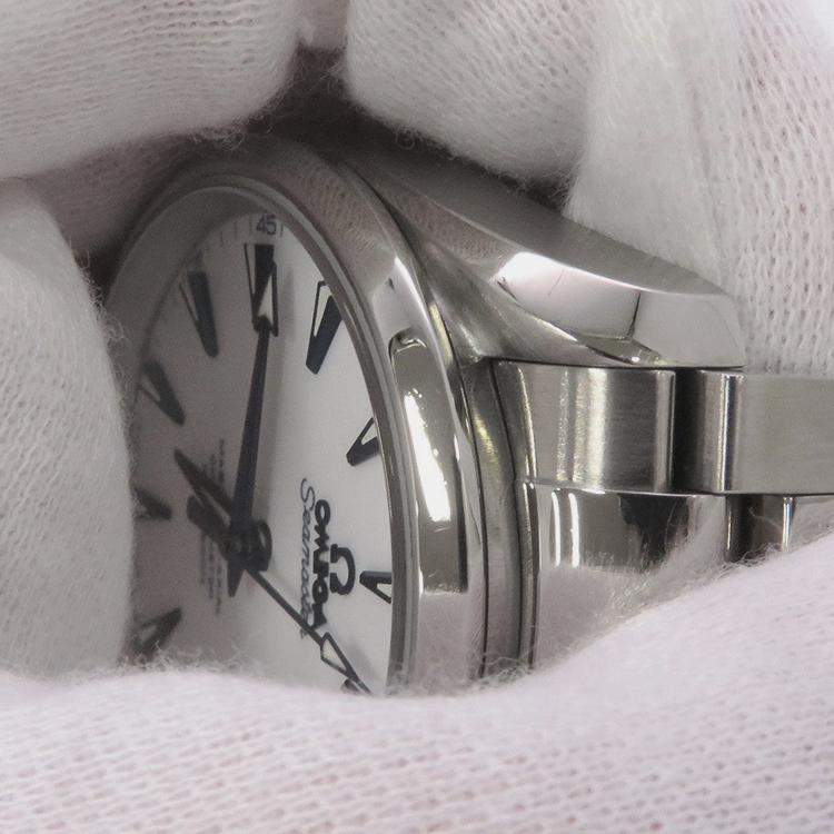 Pre Owned Omega Seamaster Aqua Terra 231.90.39.21.04.001 Automatic White Titanium Men's Wristwatch 38.5 mm