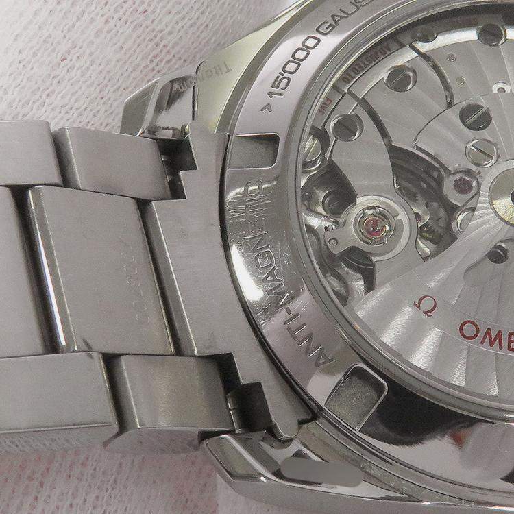 Pre Owned Omega Seamaster Aqua Terra 231.90.39.21.04.001 Automatic White Titanium Men's Wristwatch 38.5 mm