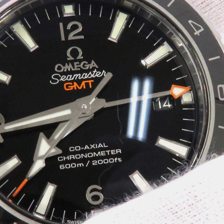 Pre Owned Omega Seamaster Planet Ocean 232.30.44.22.01.002 Automatic Black Stainless Steel Men's Wristwatch 43.5 mm