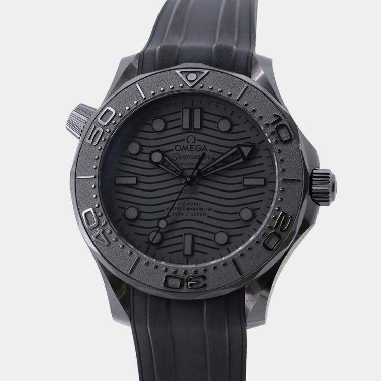 Pre Owned Omega Seamaster 210.92.44.20.01.003 Automatic Black Ceramic Men's Wristwatch 43.5 mm