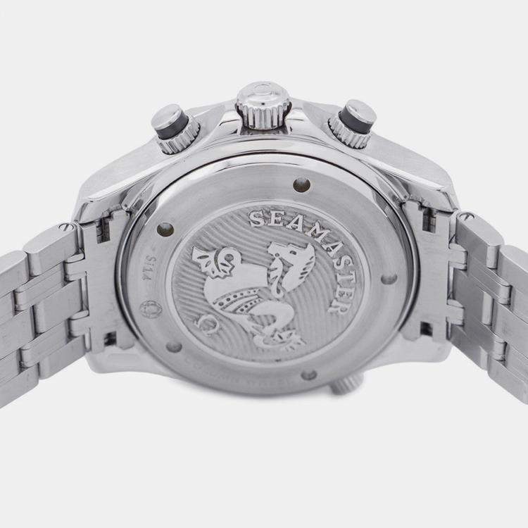 Pre Owned Omega Seamaster 212.30.44.50.01.002 Automatic Black Stainless Steel Men's Wristwatch 44 mm