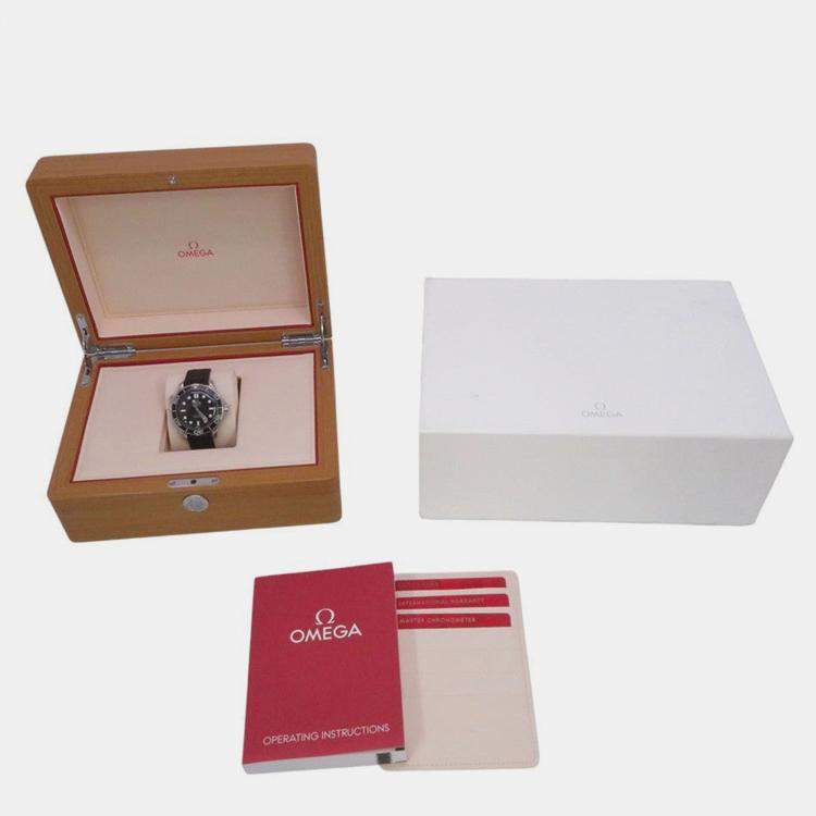 Pre Owned Omega Seamaster 210.32.42.20.01.003 Automatic Black Stainless Steel Men's Wristwatch 42 mm