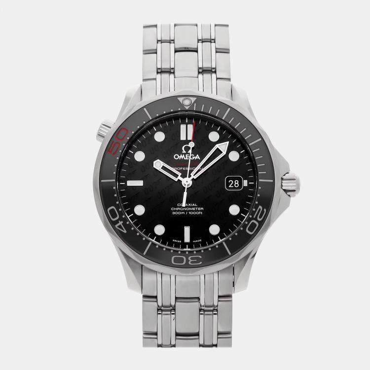 Pre Owned Pre-Owned Omega Seamaster Diver 300M James Bond 50th Anniversary Limited Edition 212.30.41.20.01.005