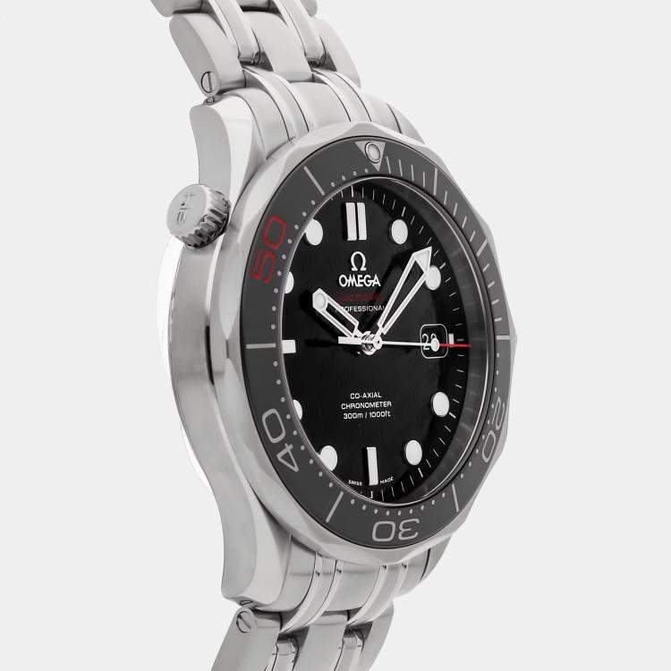 Pre Owned Pre-Owned Omega Seamaster Diver 300M James Bond 50th Anniversary Limited Edition 212.30.41.20.01.005