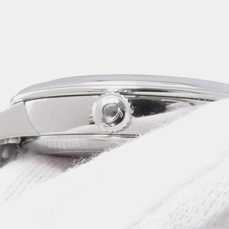 مملوكة مسبقًا Omega De Ville Prestige 424.10.37.20.02.001 Automatic  Silver Stainless Steel Men's Wristwatch 39.5 mm