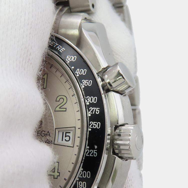 Pre Owned Omega Speedmaster 3513.33 Automatic Silver Stainless Steel Men's Wristwatch 39 mm