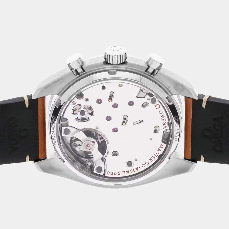 Pre Owned Pre-Owned Omega Speedmaster Chronoscope 329.32.43.51.03.001 Blue Manual Winding Stainless Steel Men's Wristwatch 43 MM