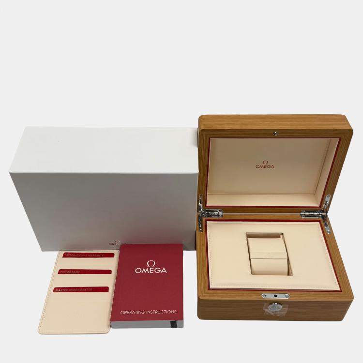 Pre Owned ساعة يد رجالية أوميغا سيماستر بلانيت أوشن 6000M ألترا ديب 215.32.46.21.06.001 أوتوماتيكية رمادية ستانلس ستيل 45 ملم