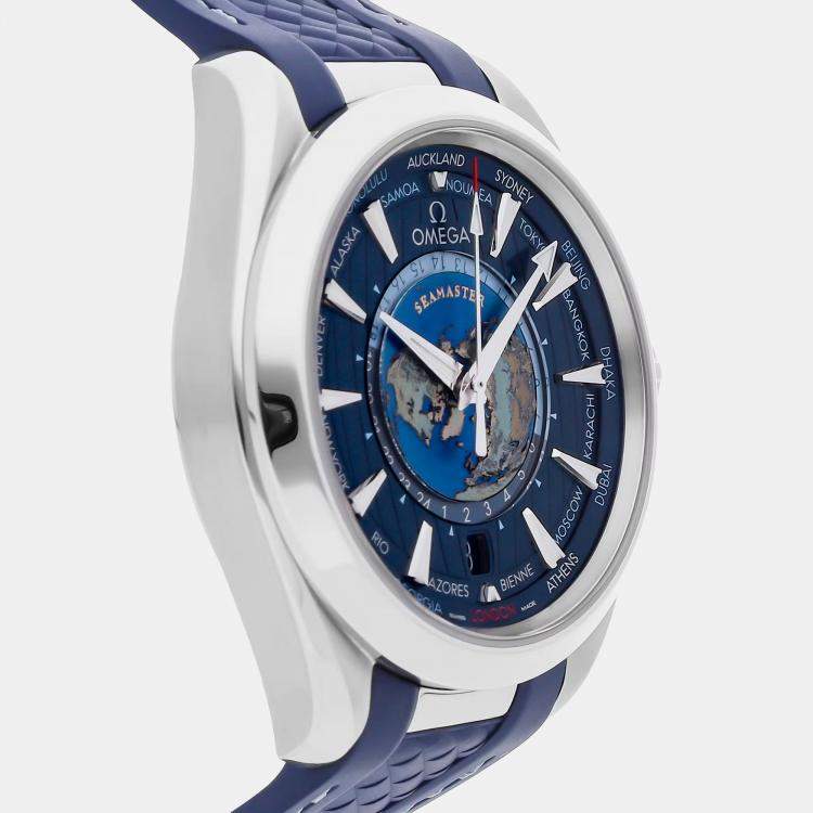 Pre Owned Pre-Owned Omega Seamaster Aqua Terra 150M GMT Worldtimer 220.12.43.22.03.001