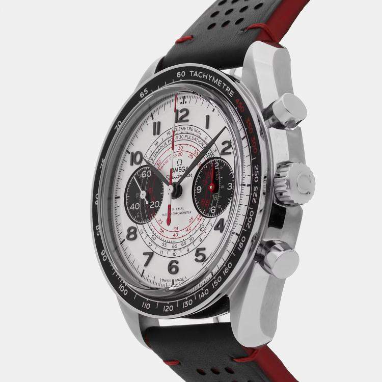 Pre Owned Pre-Owned Omega Speedmaster Chronoscope 329.32.43.51.02.001 Silver Manual Winding  Stainless Steel Men's Wristwatch 43 MM