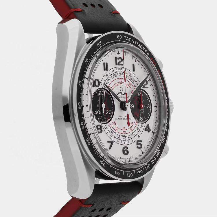 Pre Owned Pre-Owned Omega Speedmaster Chronoscope 329.32.43.51.02.001 Silver Manual Winding  Stainless Steel Men's Wristwatch 43 MM