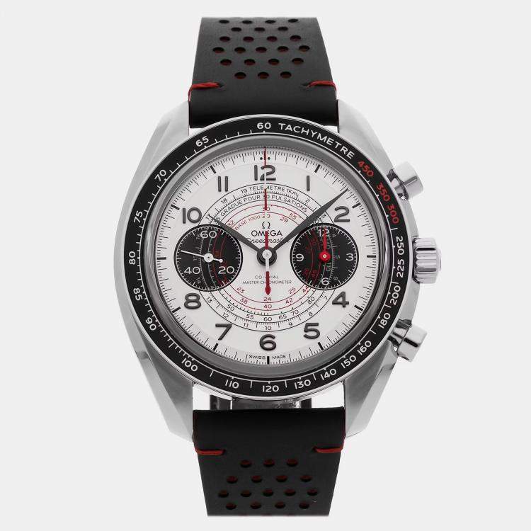 Pre Owned Pre-Owned Omega Speedmaster Chronoscope 329.32.43.51.02.001 Silver Manual Winding  Stainless Steel Men's Wristwatch 43 MM
