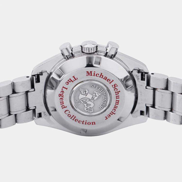 Pre Owned Omega Speedmaster Racing 3506.31 Automatic White Stainless Steel Men's Wristwatch 42 mm