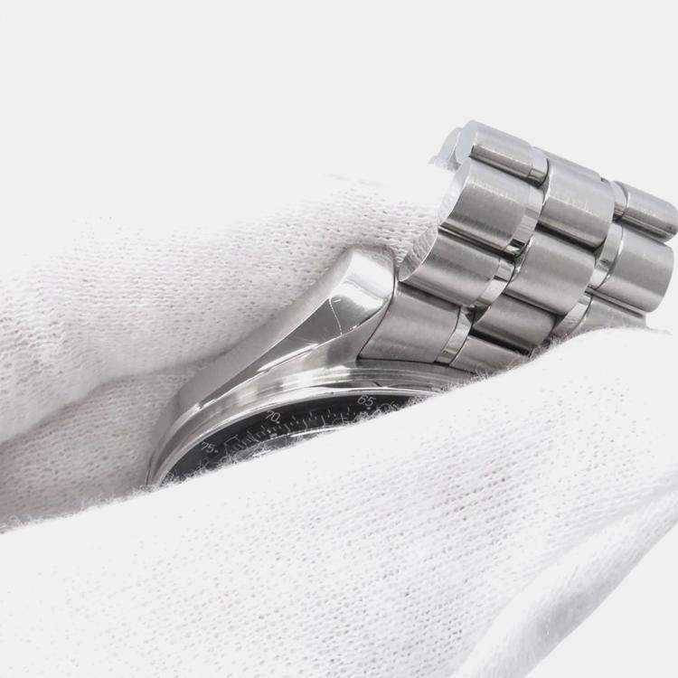 Pre Owned Omega Speedmaster Moonwatch 310.30.42.50.01.002 Manual Winding Black Stainless Steel Men's Wristwatch 42 mm