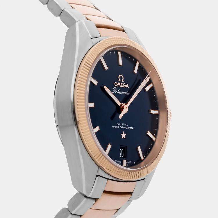 Pre Owned ساعة أوميغا كونستليشن غلوبماستر 130.20.39.21.03.001 أوتوماتيك 39 ملم مسبقة الملكية