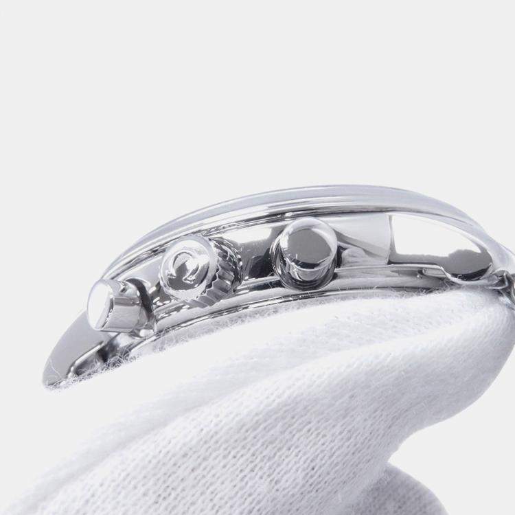 Pre Owned Omega De Ville 4540.31.00 Manual Winding Silver Stainless Steel Men's Wristwatch 36 mm