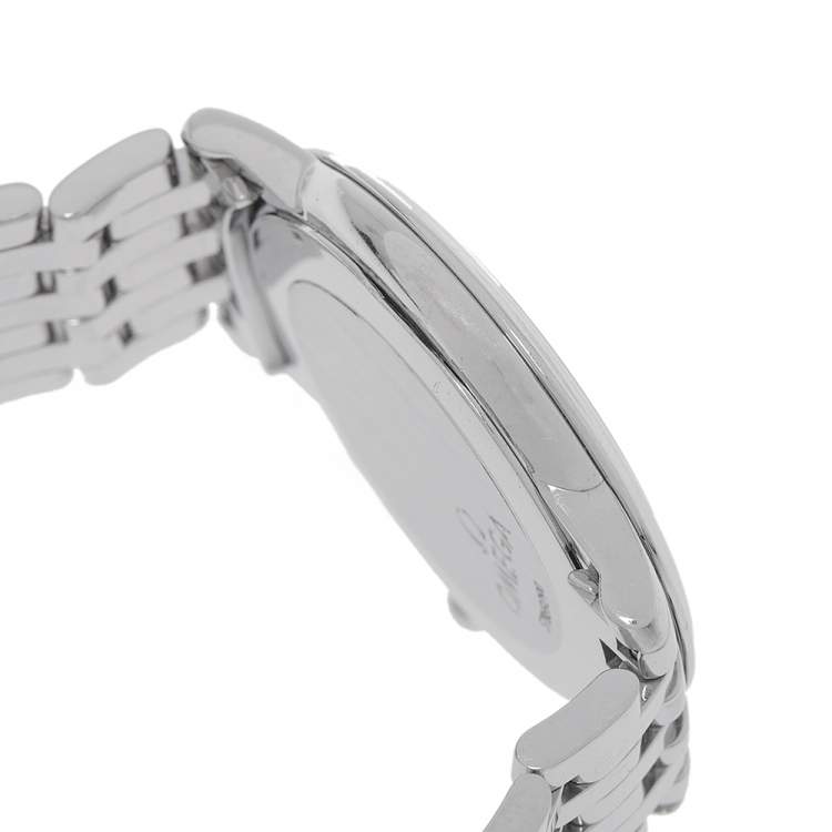 Pre Owned Omega Silver Stainless Steel De Ville 196.1150 Men's Wristwatch 34 mm