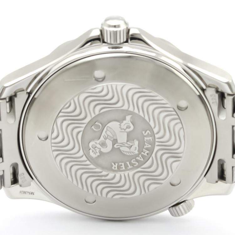 مملوكة مسبقًا Omega Black Stainless Steel Seamaster Professional 300M 2261.50 Men's Wristwatch 41 MM
